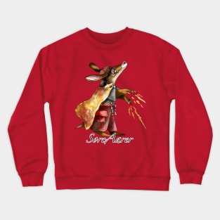 cool aardvark sorcerer Crewneck Sweatshirt